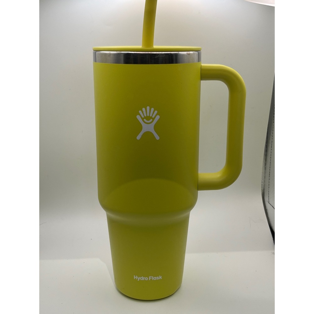Hydro Flask 40 oz All Around Travel Tumbler with Handle and Straw Yellow